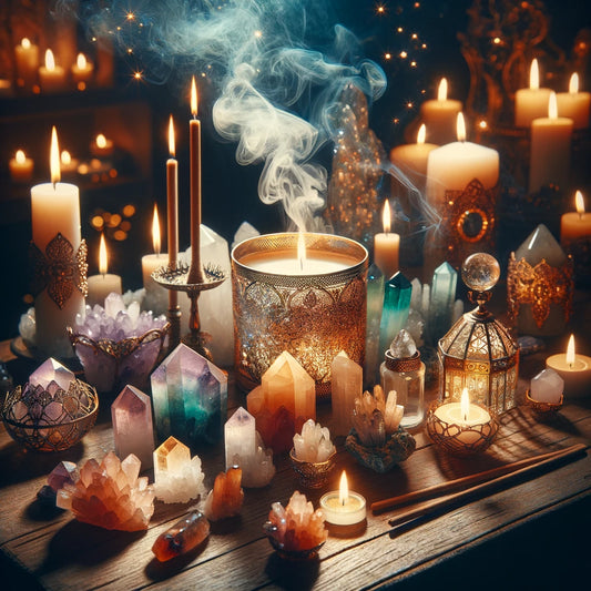 Harnessing the Power of Crystals and Candles in Magic