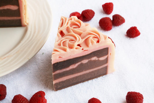 Raspberry Chocolate Cake Soap