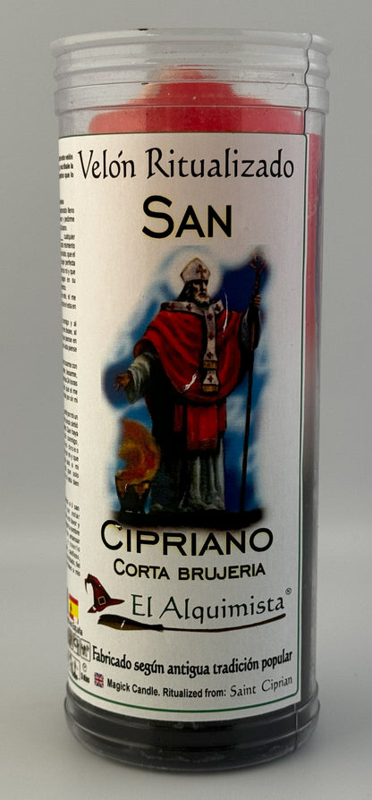 Consecrated Candle Saint Cyprian