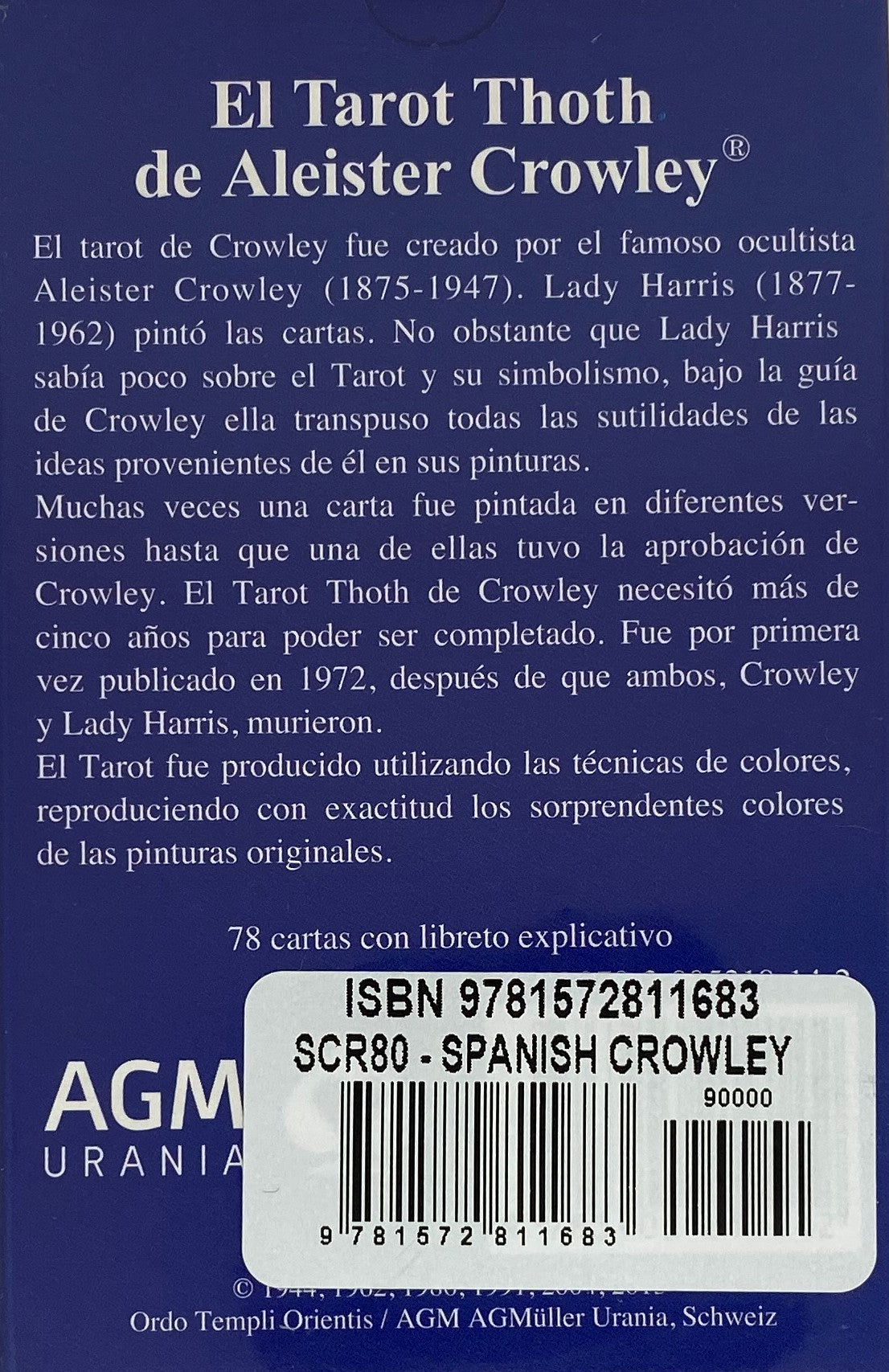 El Tarot Thoth de Aleister Crowley (Spanish Edition)