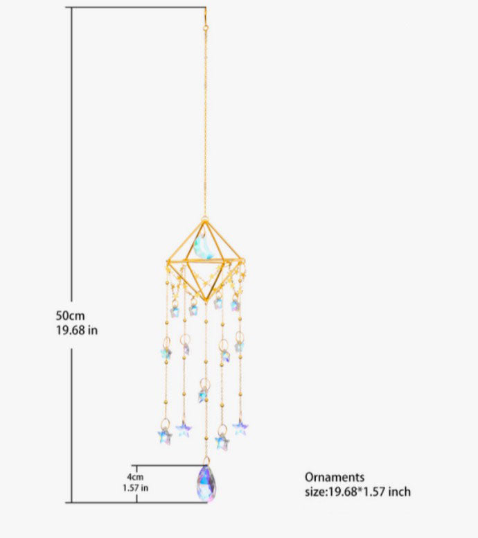 Chandelier Crystal Prism Suncatcher Decor