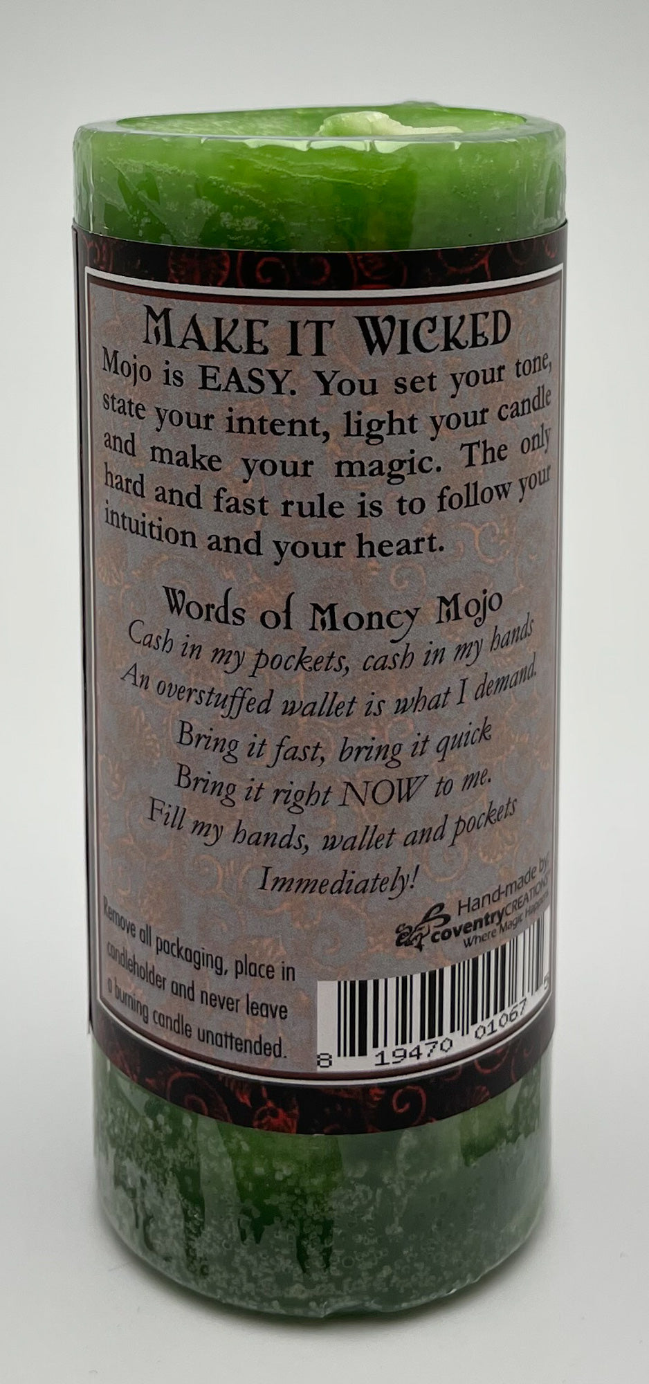 Wicked Witch Mojo Fast Cash Candle