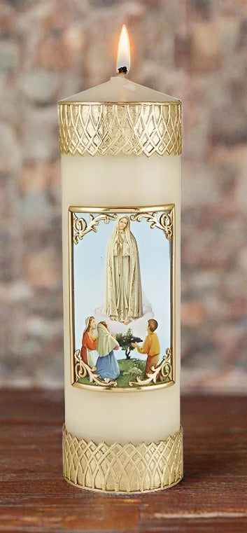 Our Lady of Fatima Candle