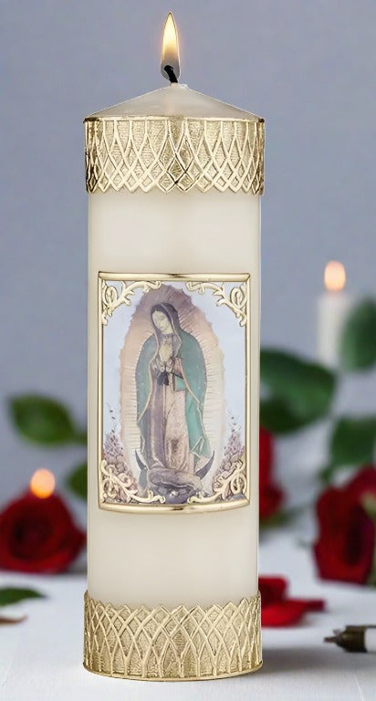 Ol Guadalupe Candle