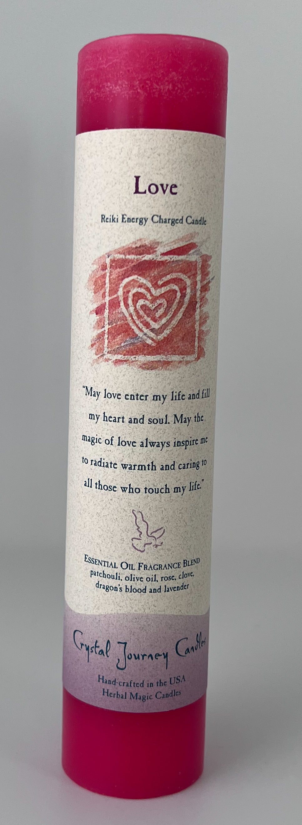 Reiki Herbal Pillar Candle