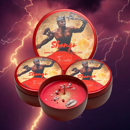 Shango God of Thunder Spiritual Offering Magic Candle